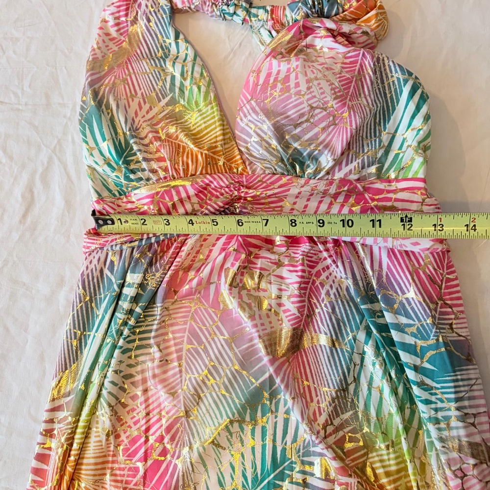 Tropical Print Women's Swim Cover-Up